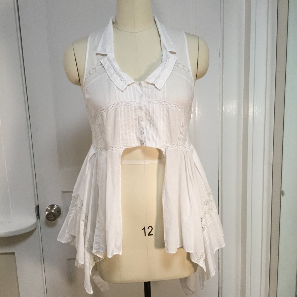 All Saints White Echo Tailcoat. Sz UK 14